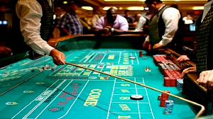 Table for playing Craps